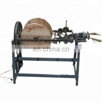 Hot selling rice straw rope making plaiting machine rope braiding machine