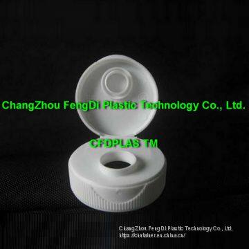 38mm White Ribbed Flip Top Caps,38-400 photo-3