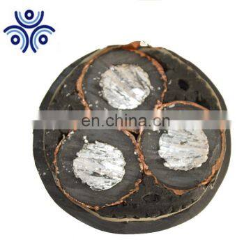 10KV 3 core 240mm2 xlpe insulated pe sheathed steel tape armoured cable