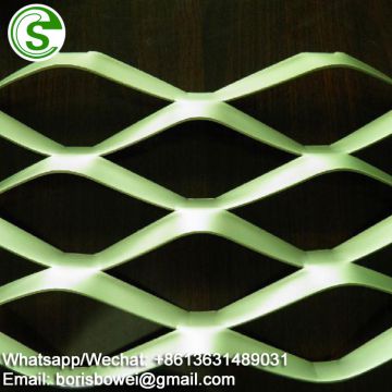 Light weight facade decorative aluminum expanded mesh