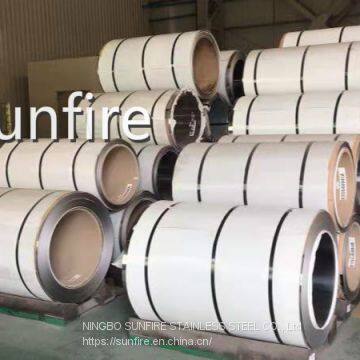 201 wider 2B/BA secondary stainless steel coil