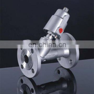 High quality DN15-DN50 double acting ,AISI 316 CF8M clamped pneumatic angle seat valve