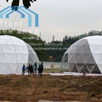 Geodesic Dome Tent for Outside Hotel;transparent Global Tent for Wedding;;transparent Global Tent for Flower Show photo-3