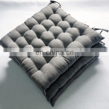 Pillow Perfect Cotton Chair Pads with Ties/Seat Cushion