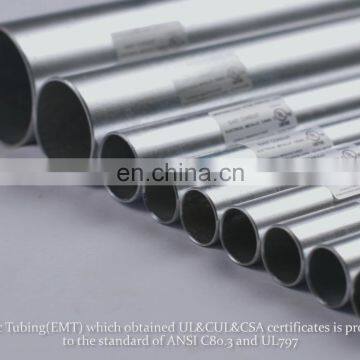Hot dip galvanized price of emt conduit for wire pulling