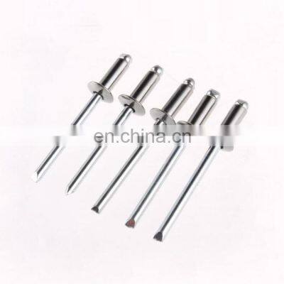 Stainless steel aluminum open end type blind pop rivet