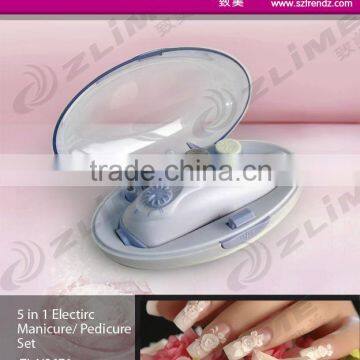 Portable home use nail care machine