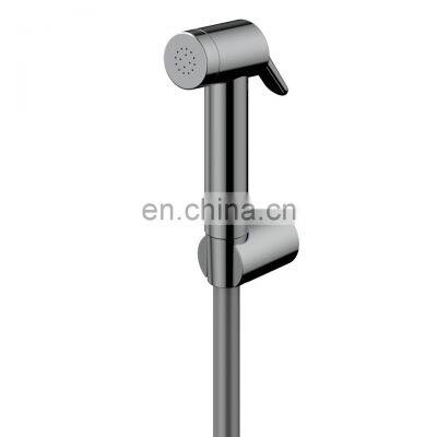 Hand Held Bathroom Gun 2 Water Spray Flow Toilet Bidet Sprayer Brass Fitting Rose Gold Basin Drain