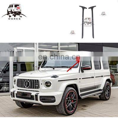 2020year W464 A pillar fit for G-class W463A W464 G500 G63 G350D front window side carbon fiber pillar
