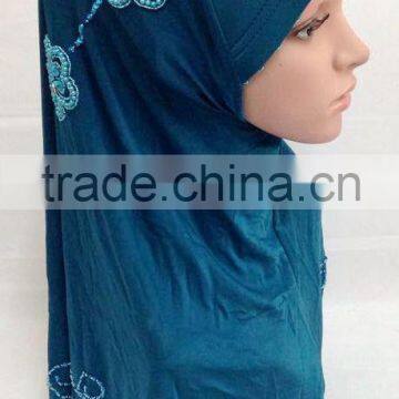 PR009 Popular handmade beading superb muslim scarf