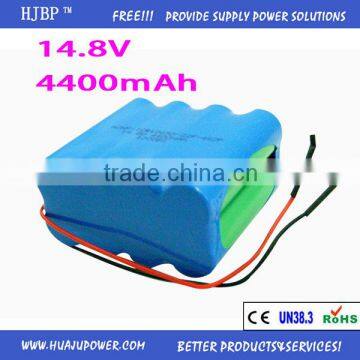 rechargeable li-ion battery 18650 14.8v 4400mAh for mini projector