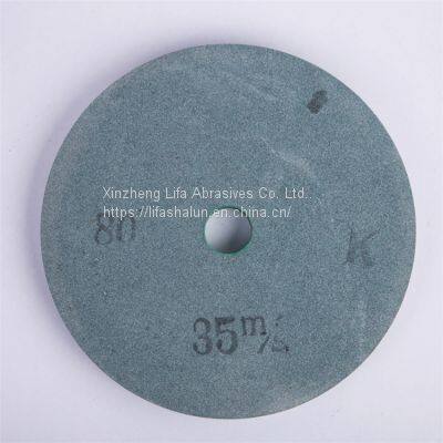 Factory Supply Green Abrasive Polishing GC Stone Flat Grinding Wheel