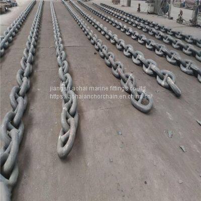 52mm hot dip galvanized marine anchor chain cable