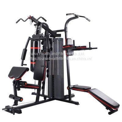 3 station home gym with boxing bag and VKR function