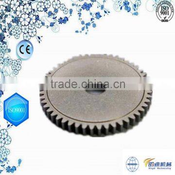 OEM M4 steel spur gears with keyway and screw set