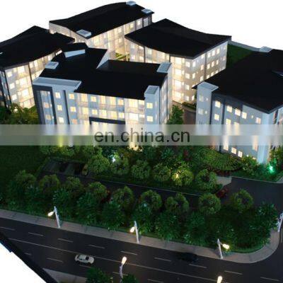 Upscale Hotel Building ABS Architecture Making Model Materials photo-3