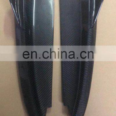 Carbon Fiber Rear Bumper Splitters Aprons Flaps for Mercedes Benz C Class C205 C43 Coupe 2015-2019 photo-5