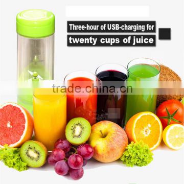 2015 Battery operated blender shaker Fruit Juice Bottle