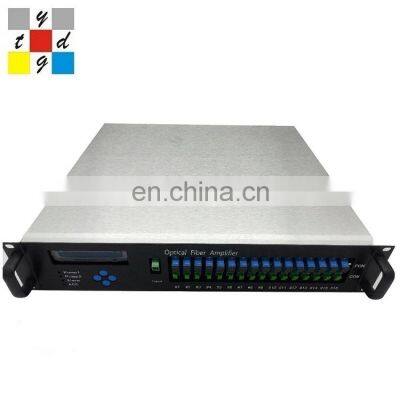 Hot sale good price 1550nm high power optical amplifier 16 port 22 dbm  edfa for ftth optical amplifier