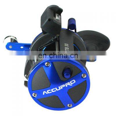 OEM Trolling Jigging Boat  Saltwater Line Counter Fishing Trolling Reel  Gear Ratio 4.1:1 Ball Bearing 6+1BB