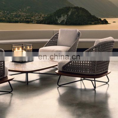 Outdoor furniture rattan sofa Balcony rattan sofa sets