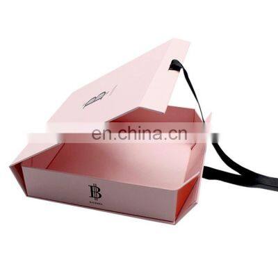 Custom Logo Fully Covered Cardboard Apparel Gift Boxes Rigid Magnetic Plain Foldable Costume Box photo-5
