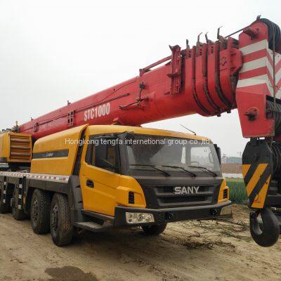 Used SANY STC1300C 130 Ton Truck Hydraulic Mobile Crane