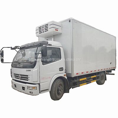 Manufacture trade refrigerator trucks Dongfeng 5ton cooling truck for vegetables and fruit