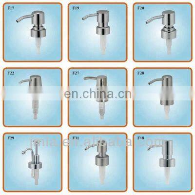 Longan Factory China Customized Material 24 mm Luxury Amber Black Color Plastic Ribbed Neck Creamp Lotion Pump With Bottle Jars photo-3