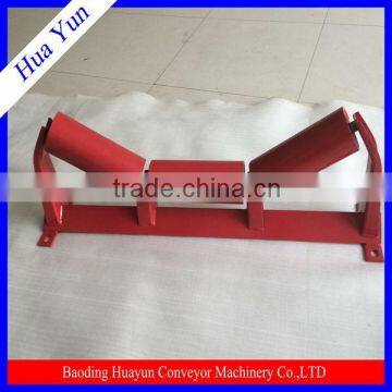 Steel Belt Conveyor Roller Idler / Self-Aligning Idler Frame