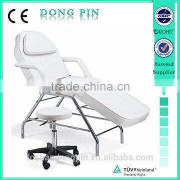 beauty salon equipment massage medical bed with pillow and handrest