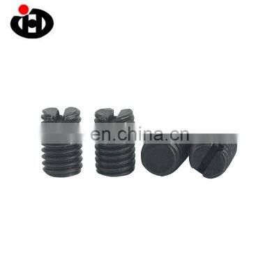 Premium DIN 551 Slotted Set Screws With Flat Head Black photo-2