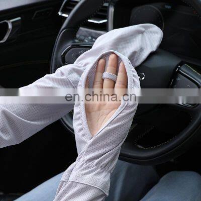 UPF 50+ Unisex Summer Sun-Protective Sleeve Adjustable Arm Circumference For Garden,Cycling,Farm,Fishing,Travel,Hiking,Driving photo-5