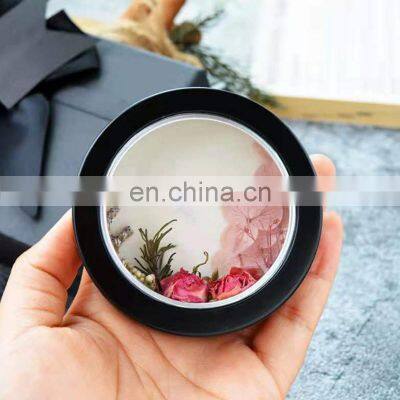 Private Label Aroma Fashion Flower Wedding Birthday Gift Set Tin Jar Pillar Natural Soy Wax Aromatherapy Scented Candles photo-4