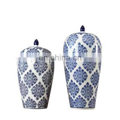 Chinese restaurant table decoration wedding home vase ceramic ornaments