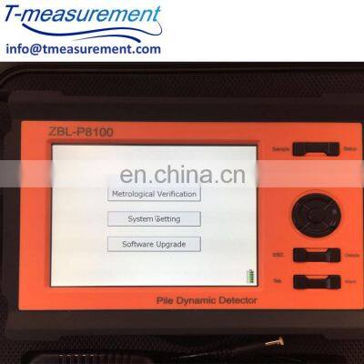 Taijia Pile Dynamic Analysis (PDA) ZBL-P8100 ZBL-P8100 PIT Apparatus Foundation Pile Flaw Tester photo-4