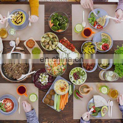 Yada Eco - Friendly Disposable Wooden Case Steak Take Away Spoon Knife And Fork Set Wooden Disposable Cutlery photo-2