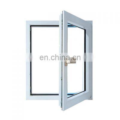 Factory custom Energy Efficient Tinted Glass pvc turn and tilt window hardware 50 by 150 cm windows