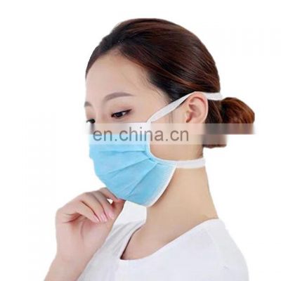 TYPE IIR Surgical Disposable Face Mask Medical 3 ply Non Woven tie on mask