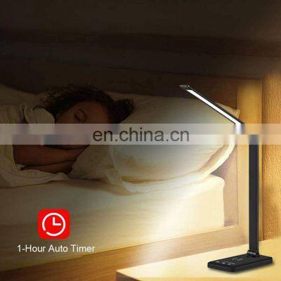 Birthday Christmas Gift Dimmable Desk Lamp With Wireless Charger photo-4