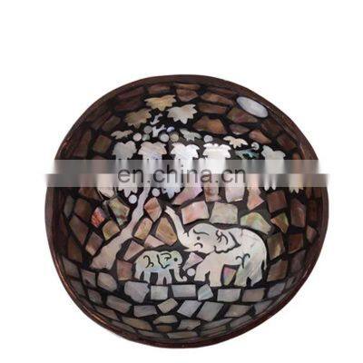 Eco Friendly Organic Coconut Shell Bowl Handmade Coconut Salad Bowl Cheap Wholesale photo-4