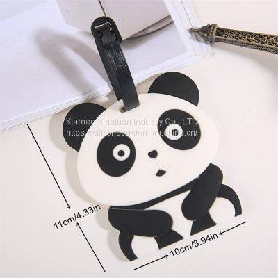 Luggage Tags Silicone Panda Suitcase Tags Suitcase Identifier Travel Tags photo-2