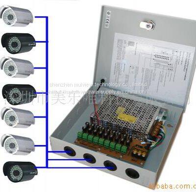 9CH Outputs PTC Auto Reset Fuse 12V 10A 120W CCTV Central AC DC Power Supply Distribution Box photo-4