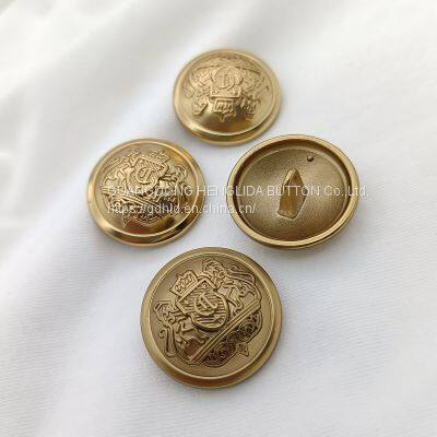 2023 Wholesale 15mm Gold Alloy Hand Sewing Button for Clothing