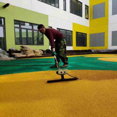 Colored EPDM Rubber Playground Floor Wet Pour in Rubber Surface photo-5