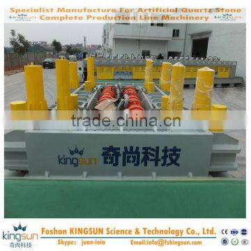 Vacuum vibration pressing machine for quartz stone