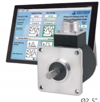 ACCU-CODER MODEL 25SP Programmable incremental encoder