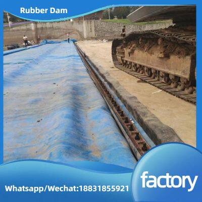 Water Filled Rubber Dam Barrier, Inflatable Flexible Membrane Dam for Irrigation and Landscape