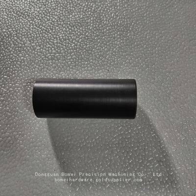 Black POM Rod Pin CNC Machining Turning Machined Plastic End Cap Plug photo-3