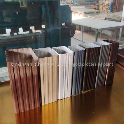 Service Life of Building Exterior Wall Drainage Pipes, Aluminum Alloy Rainwater Pipes, and Colored Aluminum Downspouts photo-3